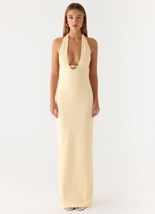 Javana Maxi Dress - Yellow