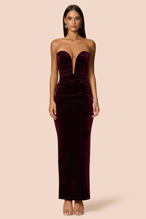 Nookie Nina Gown -  Mulberry