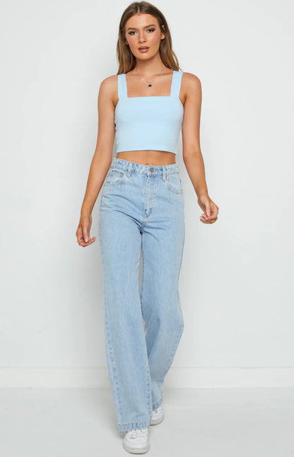 Nellie Crop Blue