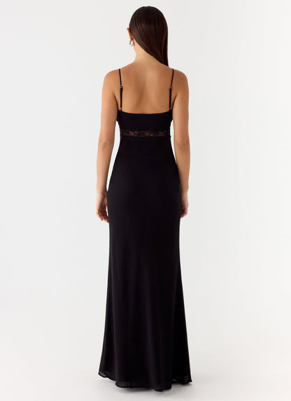 Opulent Maxi Dress - Black
