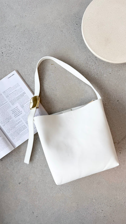 Francesca Shoulder Bag - White