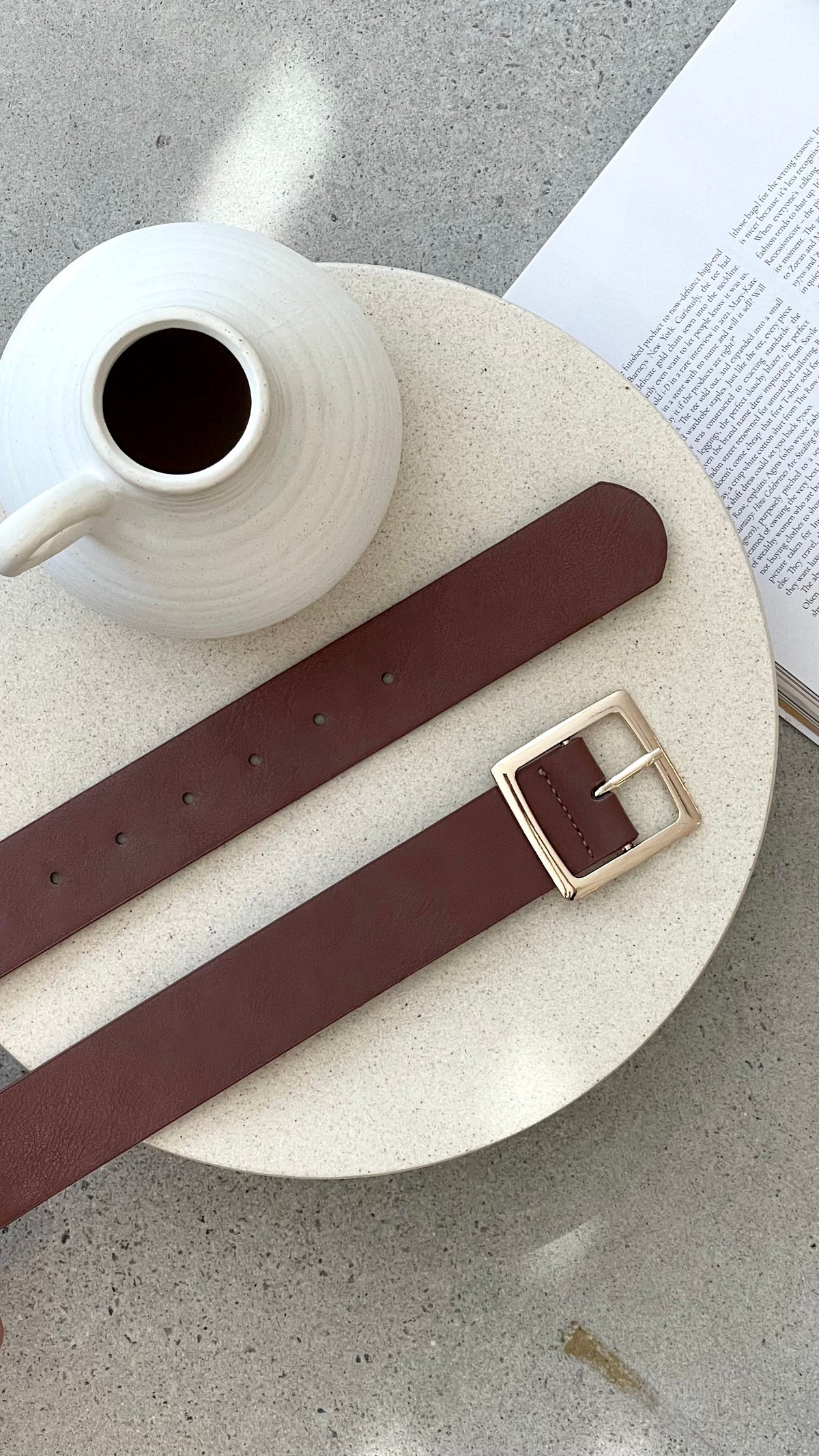 Portia Belt - Taupe