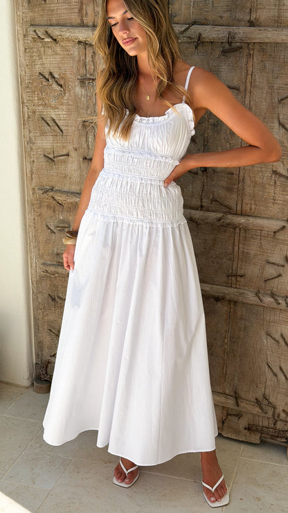 Vida Maxi Dress - White