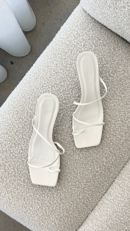 Mabel Heel - White