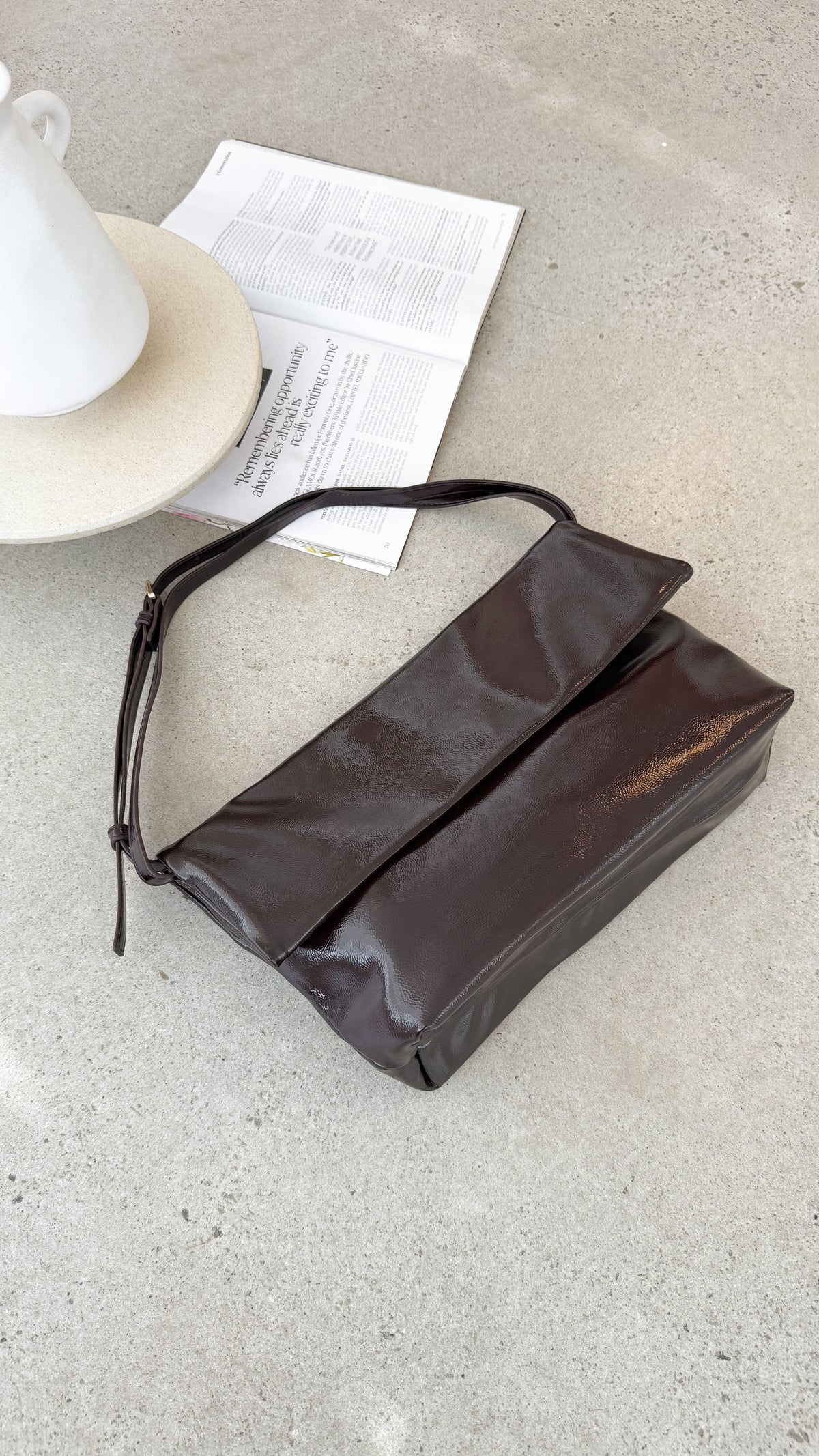 Rylee Clutch Bag - Merlot