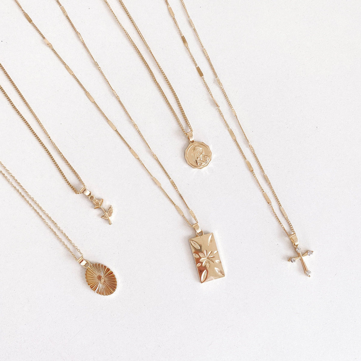 Sierra Fine Necklace Set - Gold