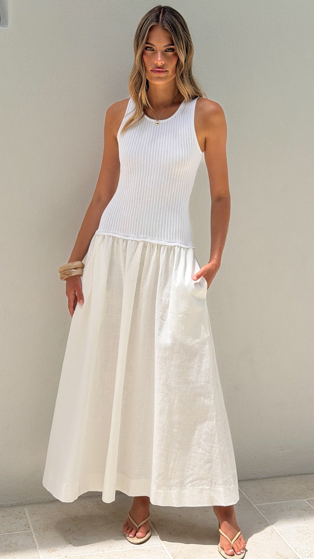 Arden Maxi Dress - White
