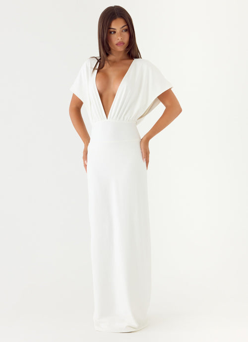 Rare Behaviour Maxi Dress - Ivory
