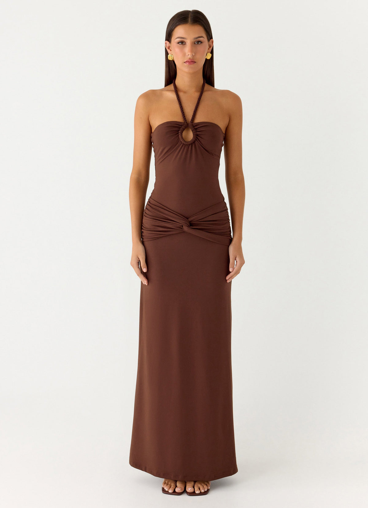 Sacred Maxi Dress - Chocolate