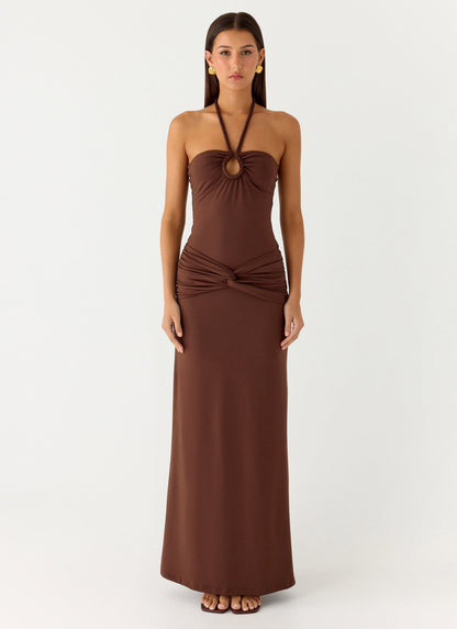 Sacred Maxi Dress - Chocolate