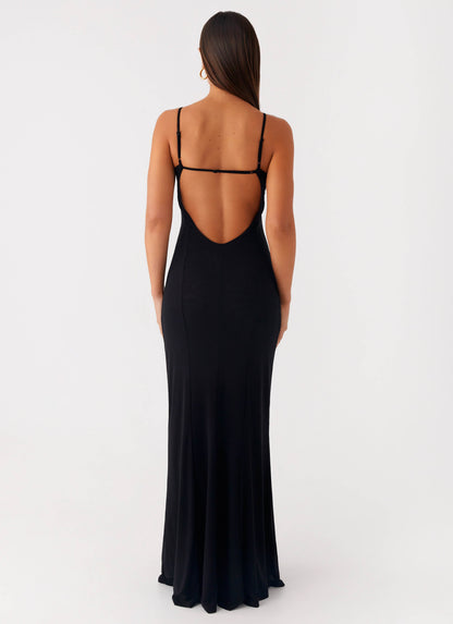 Serene Escape Maxi Dress - Black