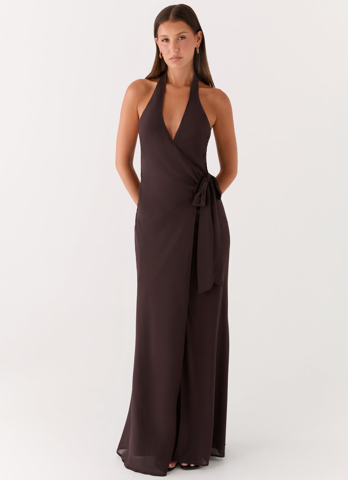 So Chic Maxi Dress - Cool Chocolate