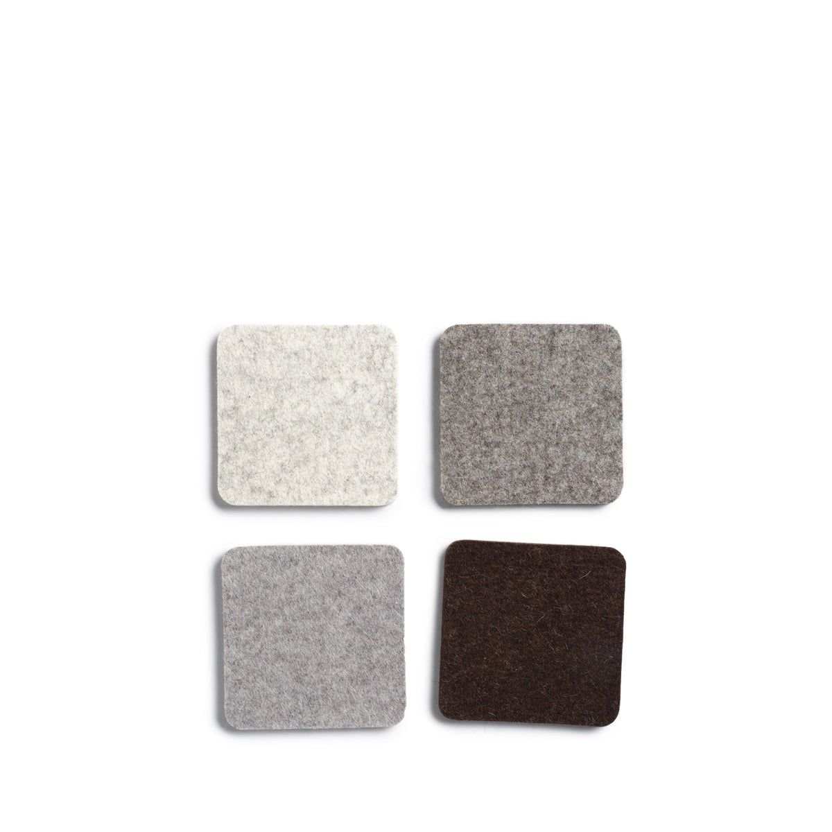 Square Coasters in Earth (Set of 4)