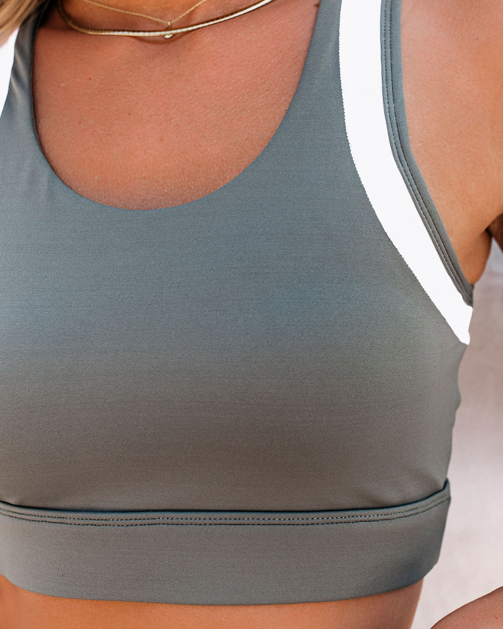 Action Mesh Panel Sports Bra