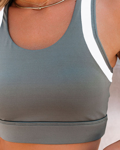 Action Mesh Panel Sports Bra