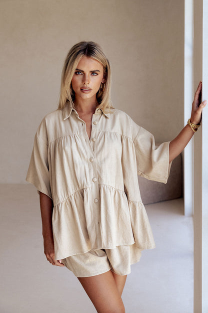 Luna Top - Beige