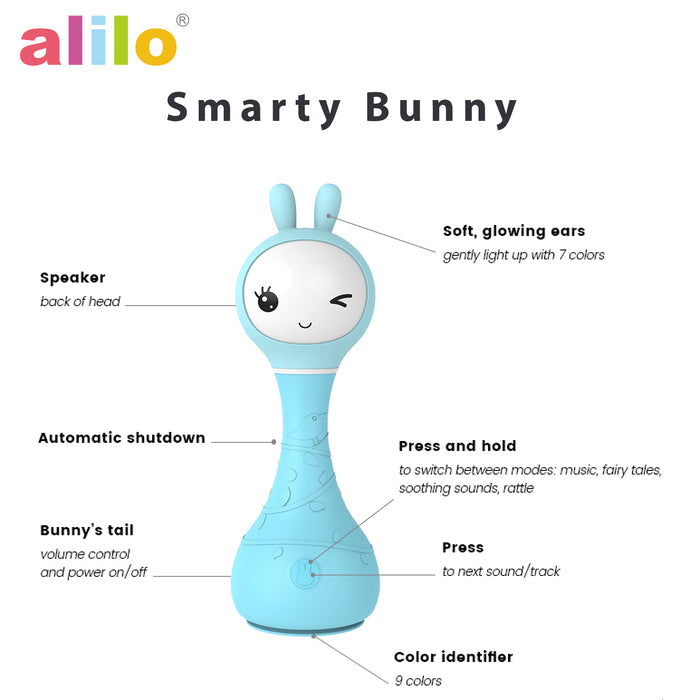Alilo Smarty Shake and Tell Rattle