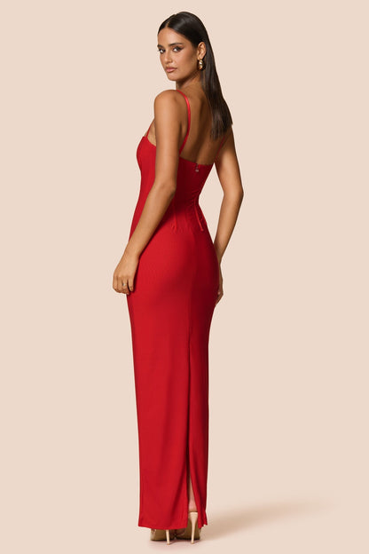 Nookie Allegra Maxi Dress - Cherry