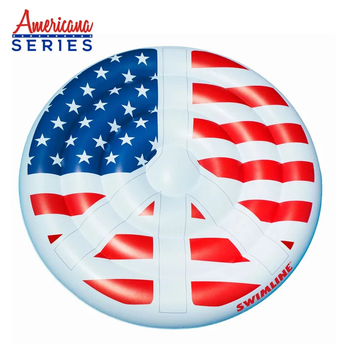 Americana Peace Island Lounger - Great Backyard Place