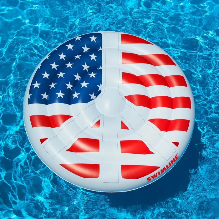 Americana Peace Island Lounger - Great Backyard Place