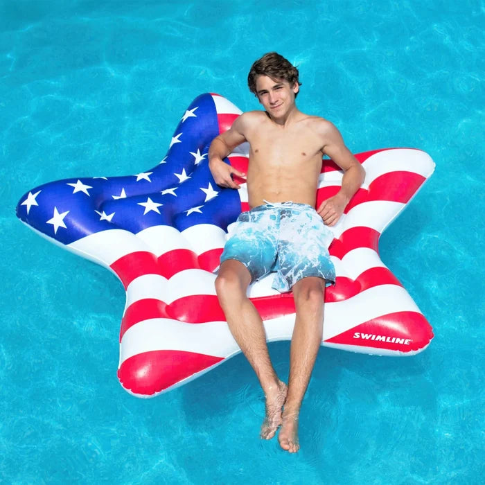 Americana Star Island Float - Great Backyard Place