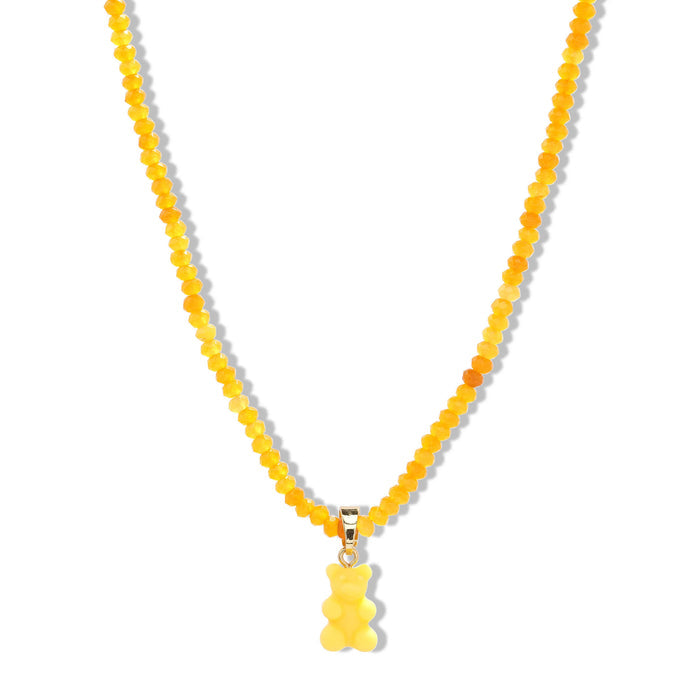 Beaded Bear Necklace