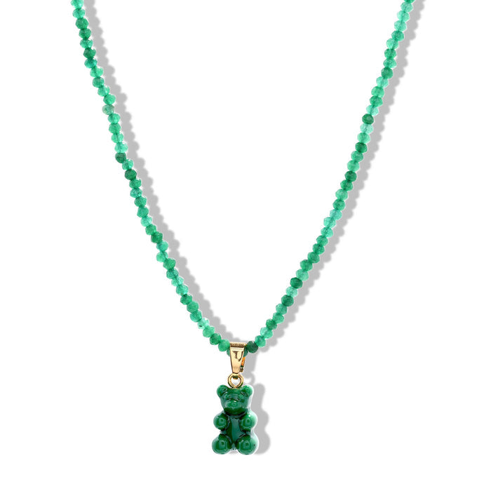 Beaded Bear Necklace