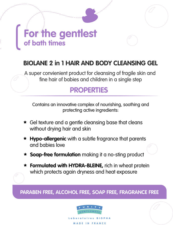 Biolane Body & Hair Cleansing Gel
