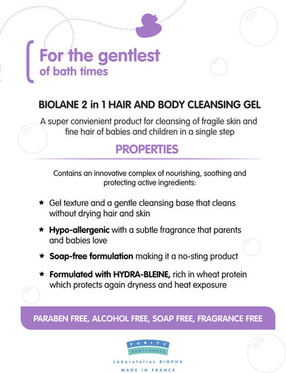 Biolane Body & Hair Cleansing Gel