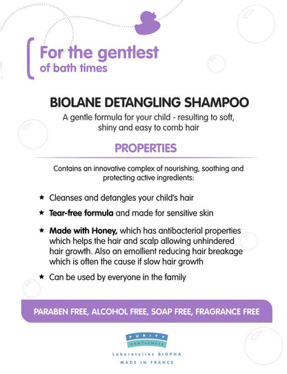 Biolane Kids Detangling Shampoo