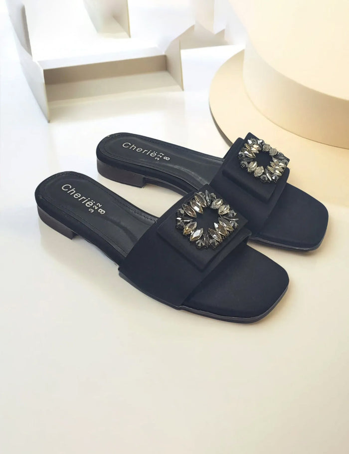 Black Casual Slipper