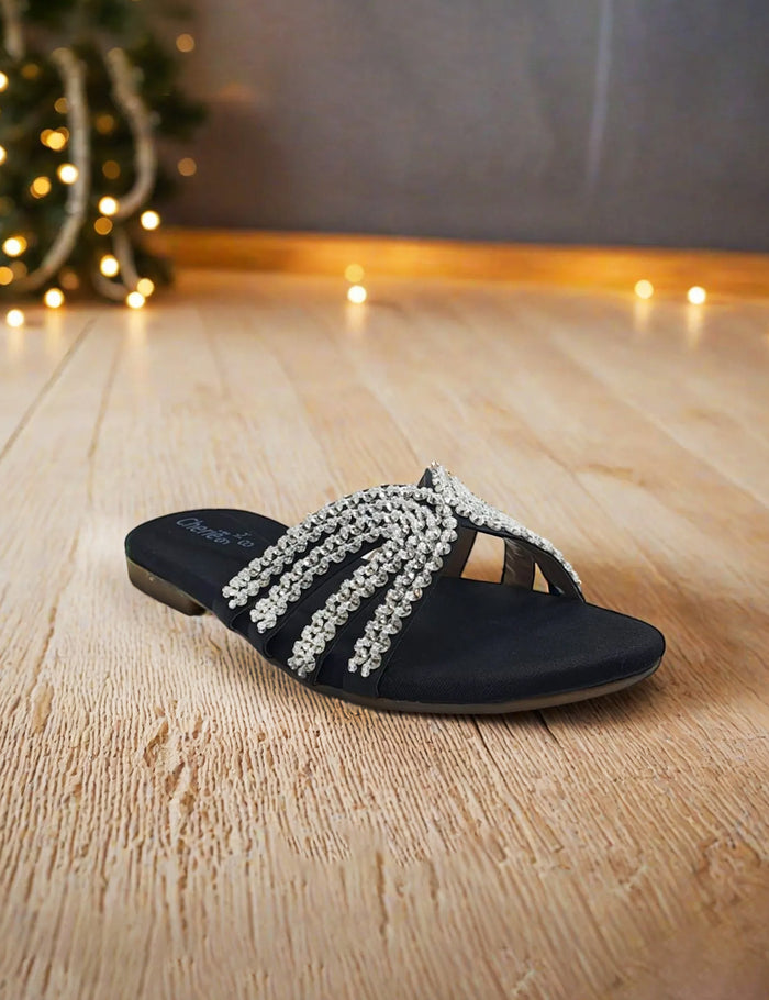 Black Casual Slipper
