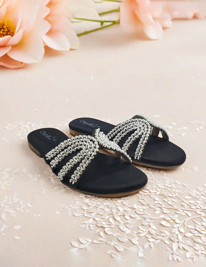 Black Casual Slipper