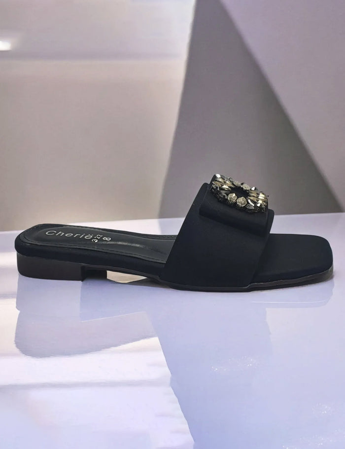 Black Casual Slipper
