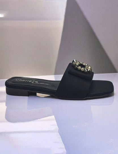 Black Casual Slipper