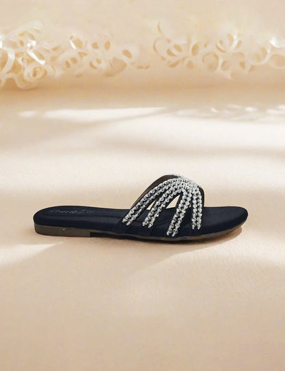 Black Casual Slipper