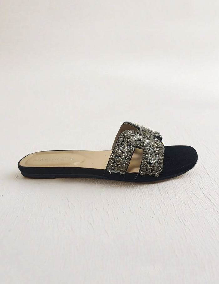 Black Casual Slippers