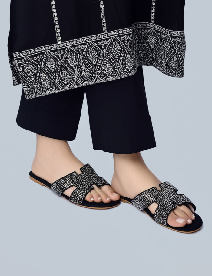 Black Casul Slippers