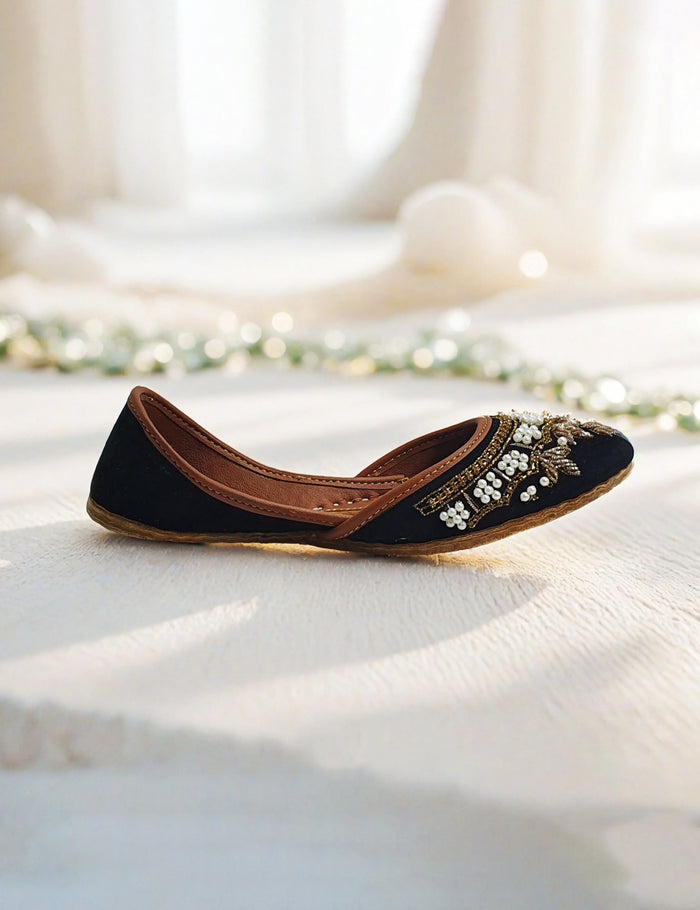 Black Fancy Khussa
