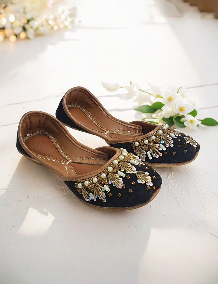 Black Fancy Khussa