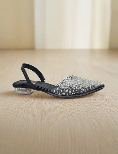 Black Fancy Sandals