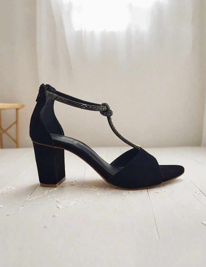 Black Fancy Sandals