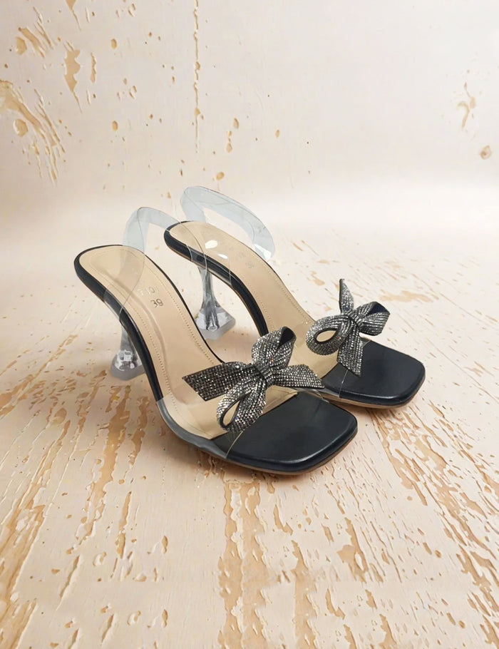 Black Fancy Sandals