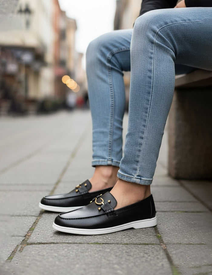 Black Fashion Loafers