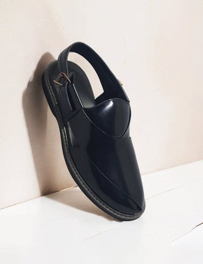 Black Rubber Sole peshawari