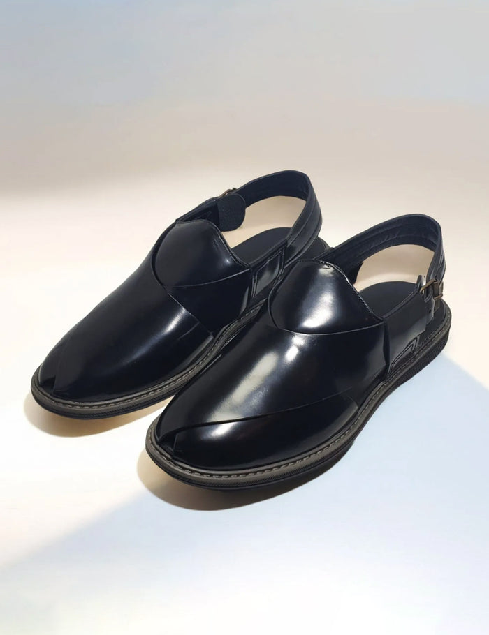 Black Rubber Sole peshawari