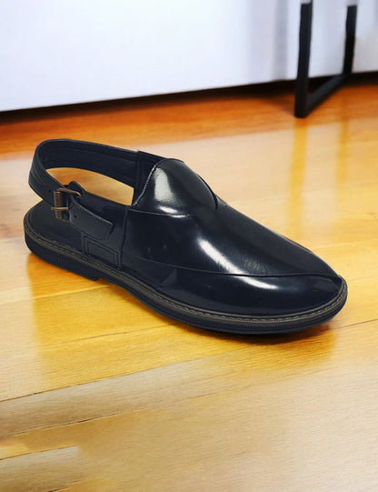 Black Rubber Sole peshawari