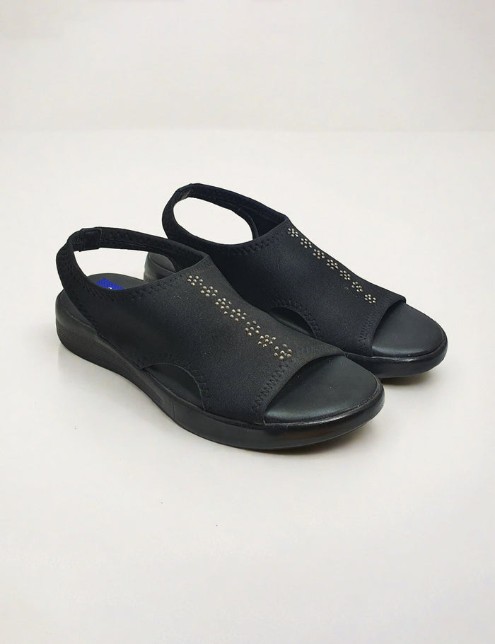 Black Soft Sandal