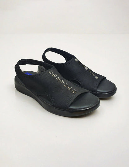Black Soft Sandal
