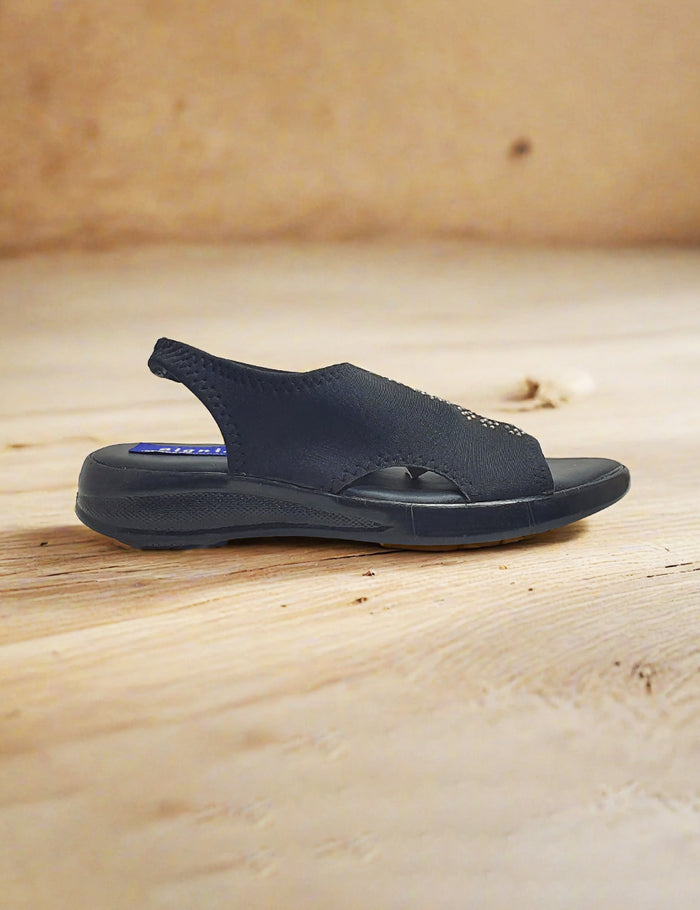 Black Soft Sandal
